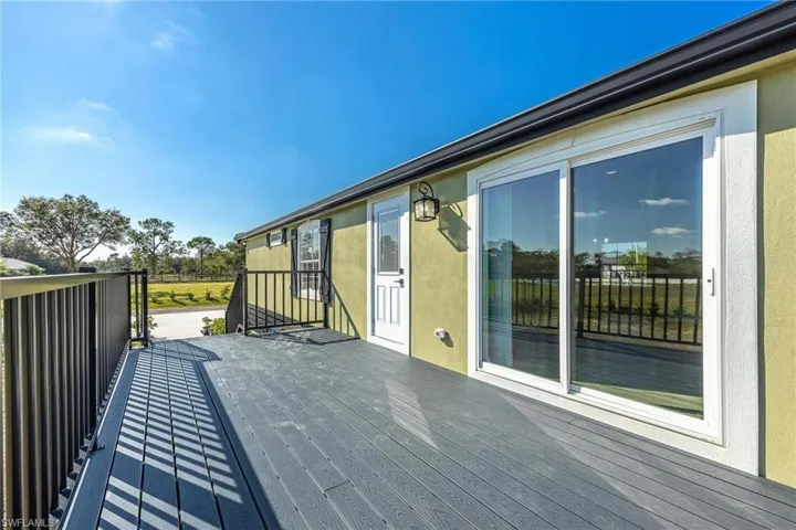 Guest Home Deck with Stable and Horse Views