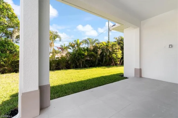 View of patio