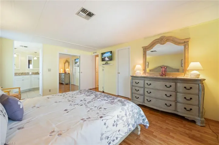 Bedroom featuring light wood finished floors