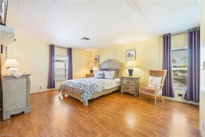 Bedroom featuring light wood finished floors