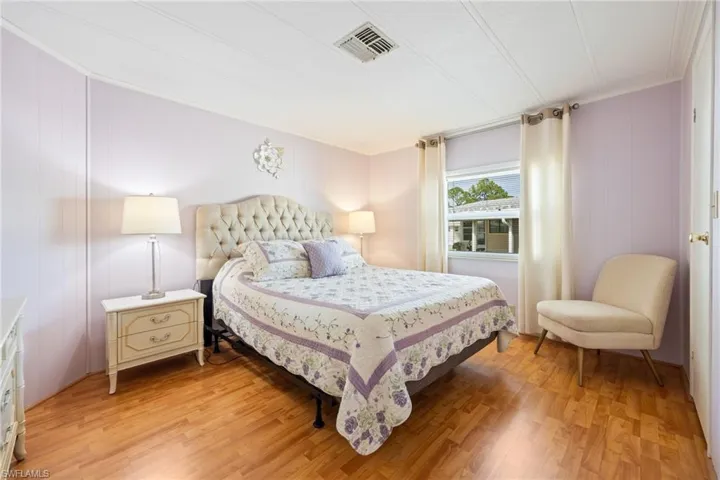 Bedroom featuring light wood-style flooring