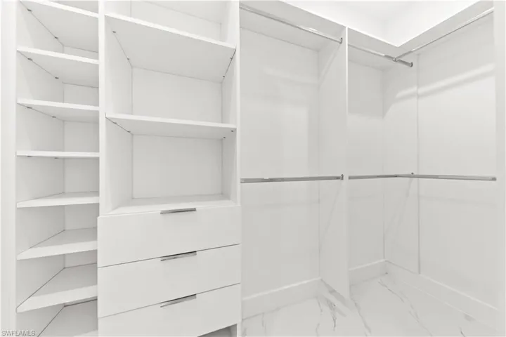 View of spacious closet