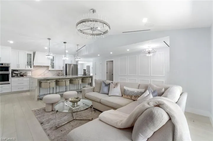 Open living room area