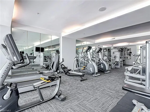 State of the art gym fully equipped on amenities floor (4th)