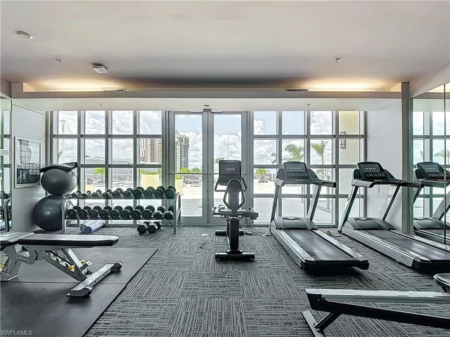 State of the art gym fully equipped on amenities floor (4th)