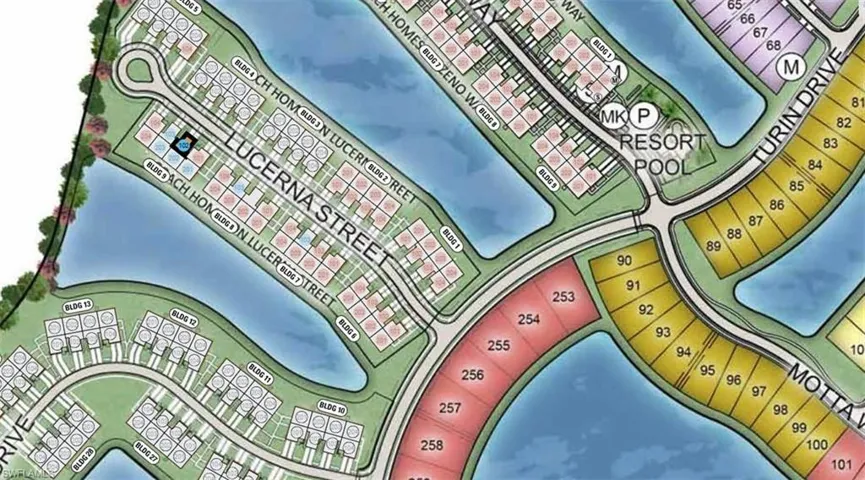 Esplanade by the Islands Coach Homes ~ Site Map
