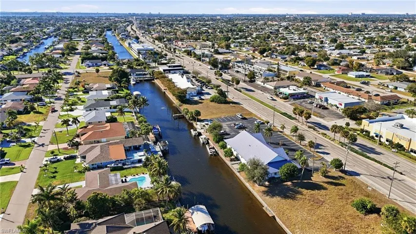 View south down Del Prado Blvd.