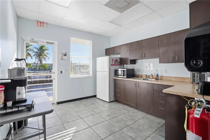 Kitchen with access to the waterfront lunch area