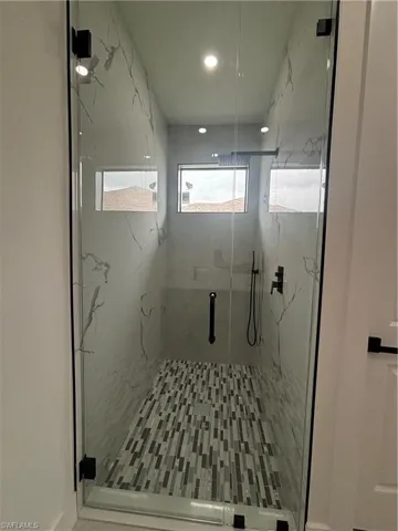 Bathroom with walk in shower
