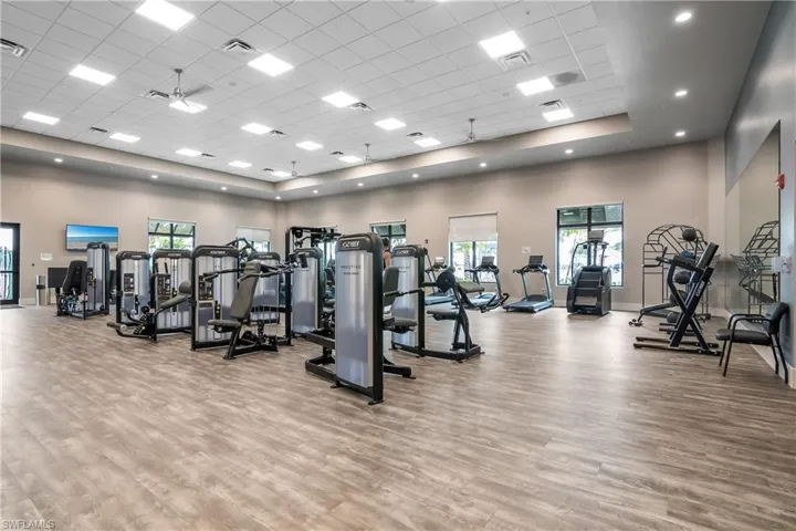 State-of-the-art fitness center.