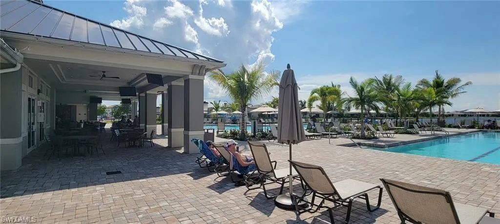 Gateway Community pool with a patio.