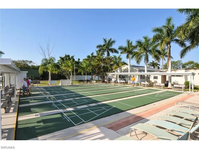Shuffleboard courts