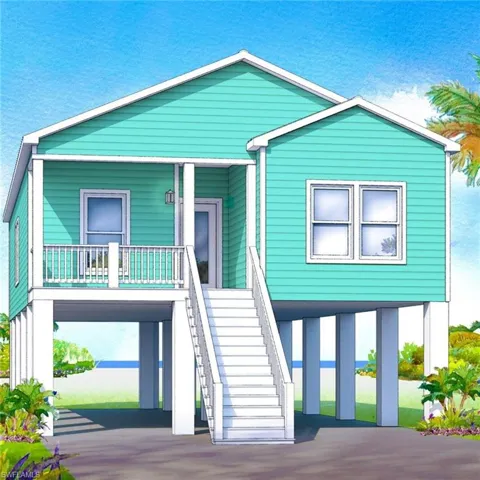 New home must be on stilts.