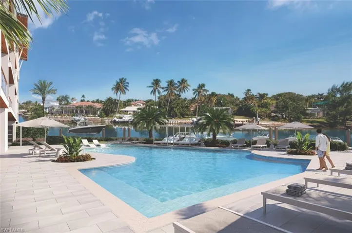 Resort Pool overlooking Moorings Bay