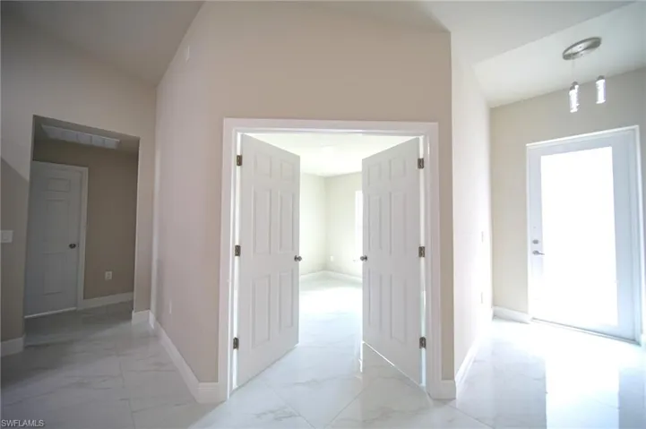 Double Solid Wood French Doors Leading Into The Private Office/Den/4th Bedroom!