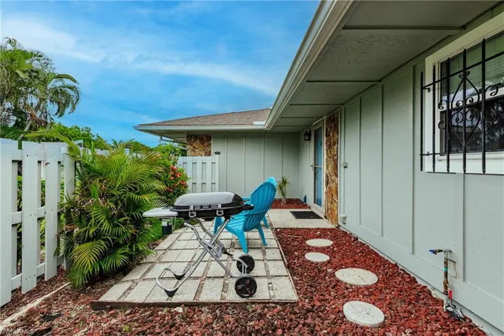 View of patio