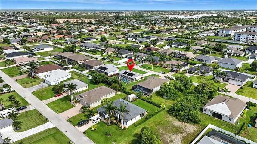 Aerial overview of property's location