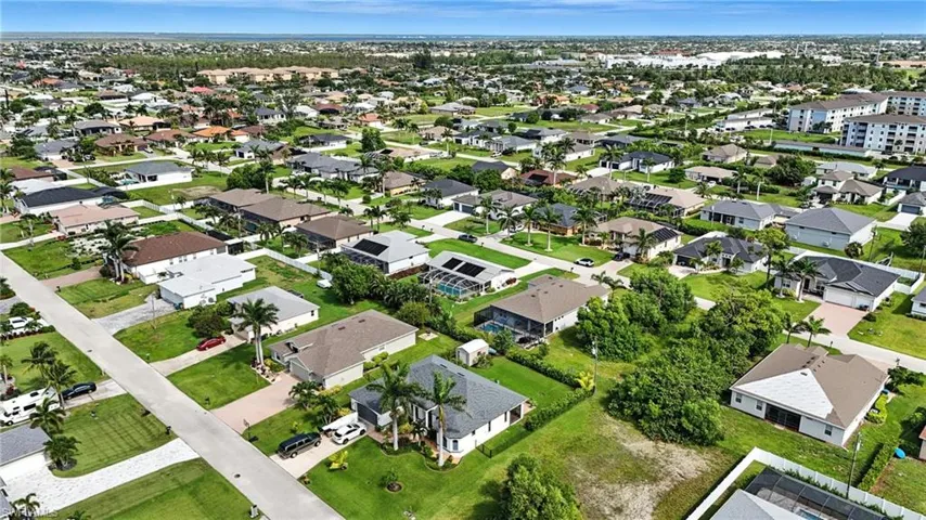 Aerial view of property's location