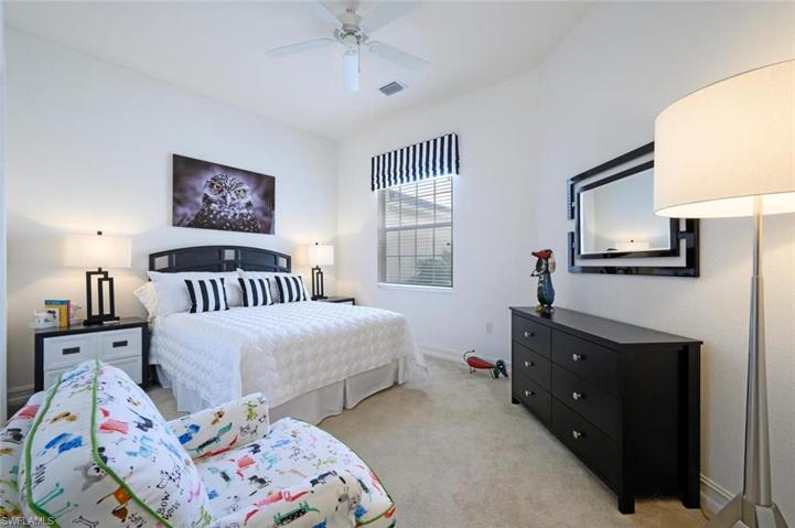 Spacious 2nd Guest Bedroom, with close access to full bathroom and pocket doors that close from main area for privacy