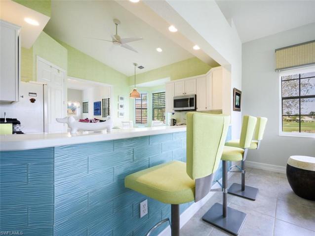 Breakfast Bar with gorgeous accent tile
