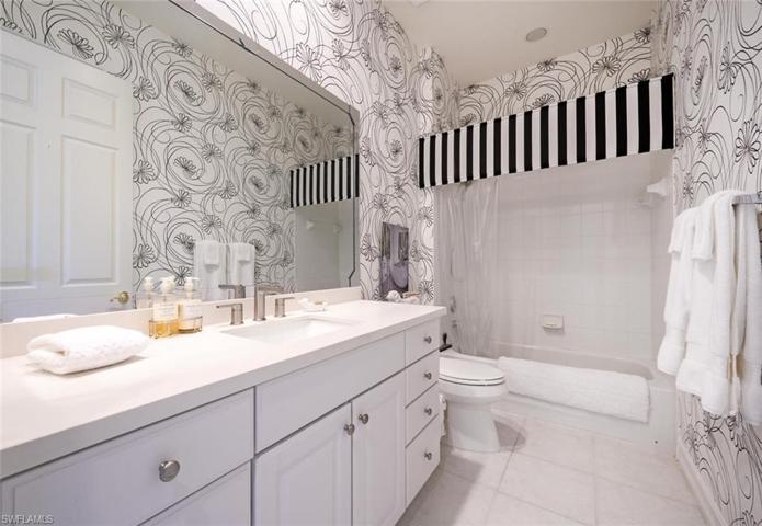2nd Guest Bathroom with Quartz Counter Top.