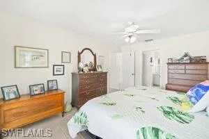 Bedroom featuring tile patterned flooring