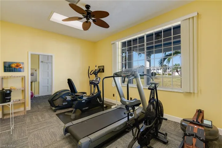 Workout area