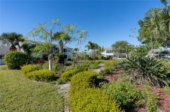 View of the butterfly garden