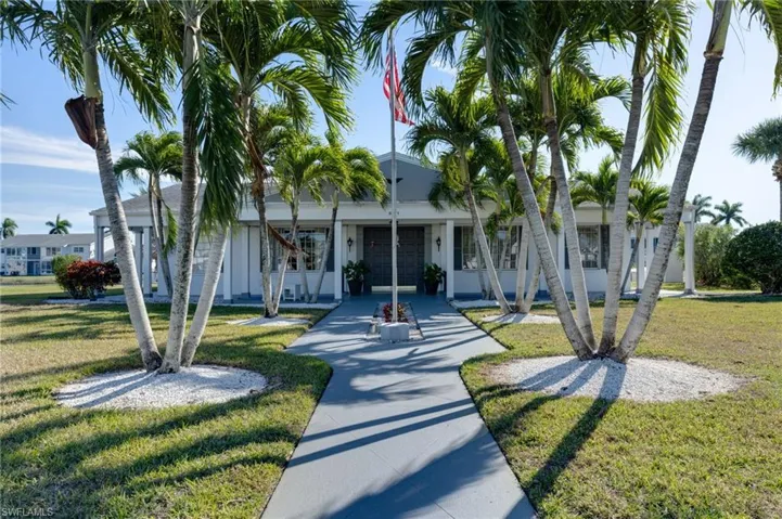 View of front of Clubhouse