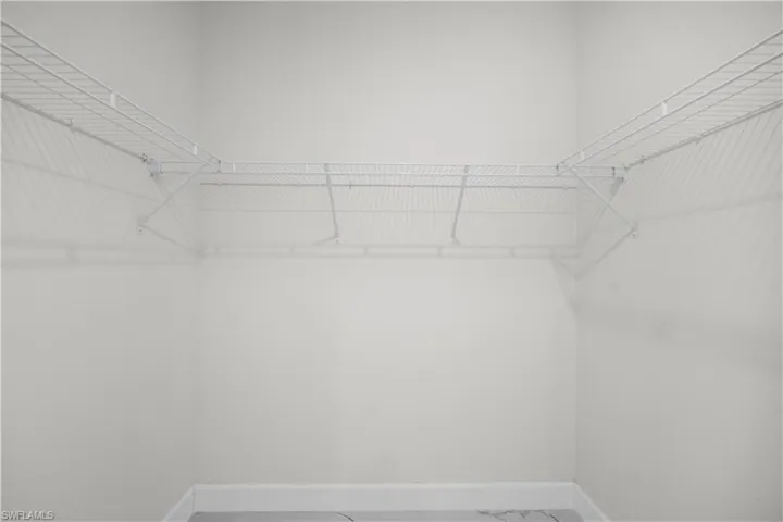 View of spacious closet