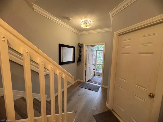 Entryway & door to garage