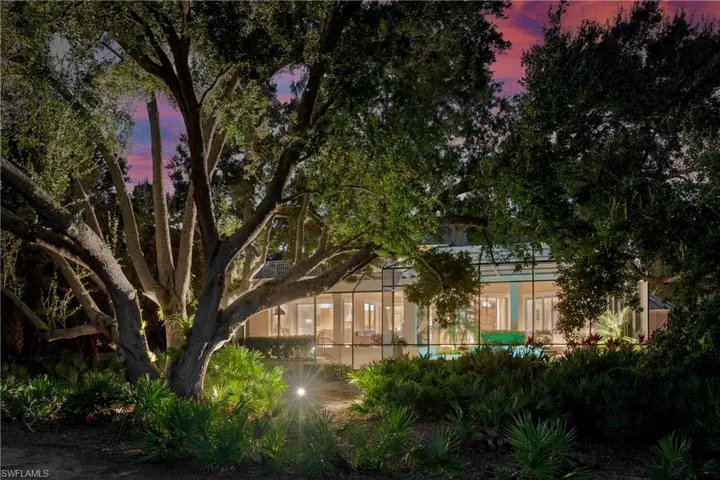 Rear view of property
