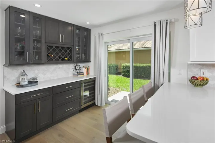 Mix drinks and make memories at your very own in home bar.