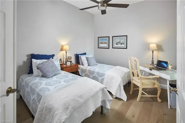 First guest bedroom - very cozy!