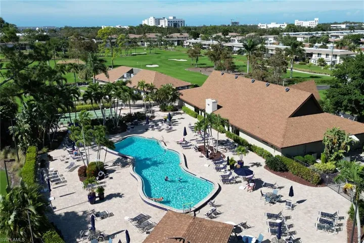 Main Pool and 19th hole restaurant