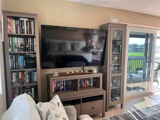 Large TV in living room
