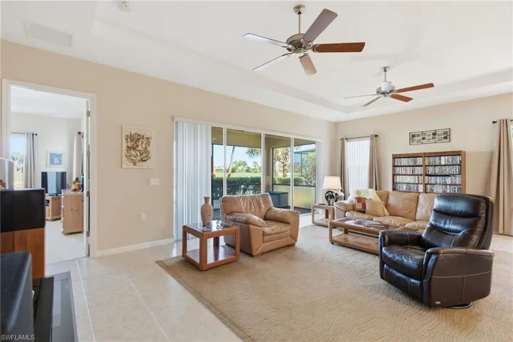 Spacious with tile floors.  Furniture included.