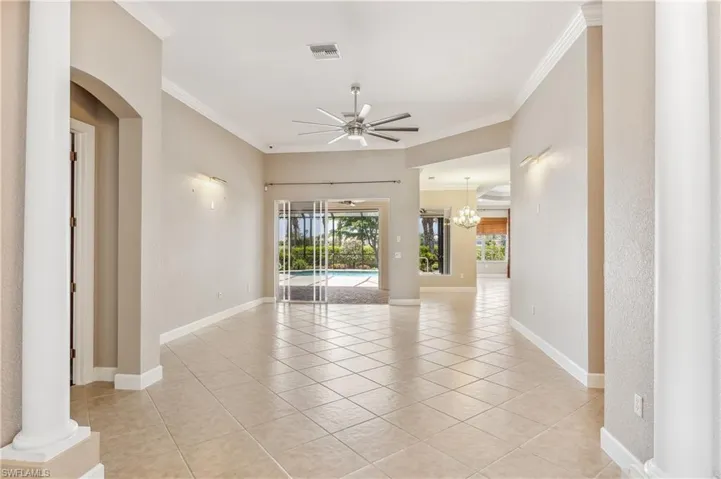 Spacious Front Living Area off Foyer.