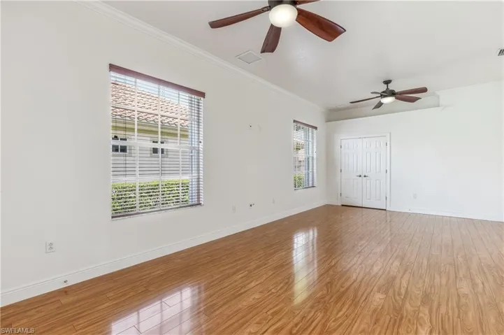 Bedroom 3 back right of home - Oversized, 2 brs combined into one.  2 closets.