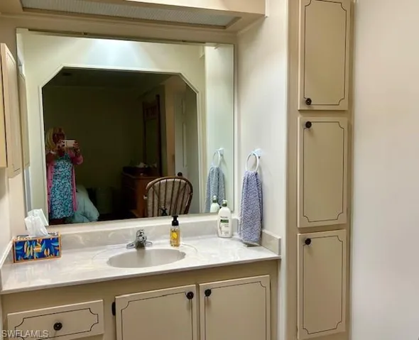 Ensuite bathroom with vanity
