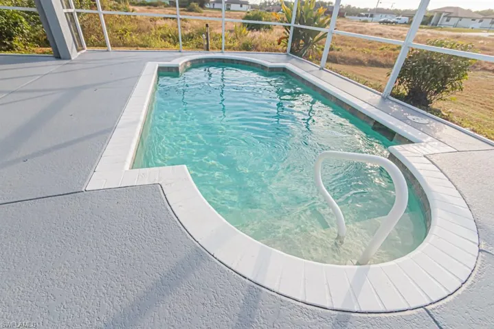 Swimming pool with a lanai