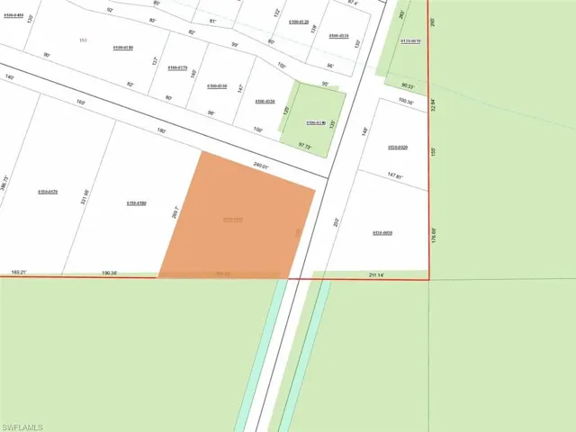 Map of parcels