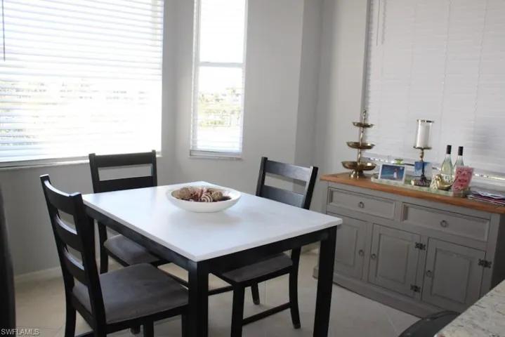 View of dining room