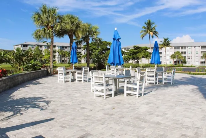 View of patio featuring outdoor dining space