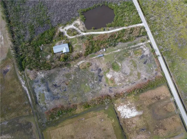 Aerial view of property's location