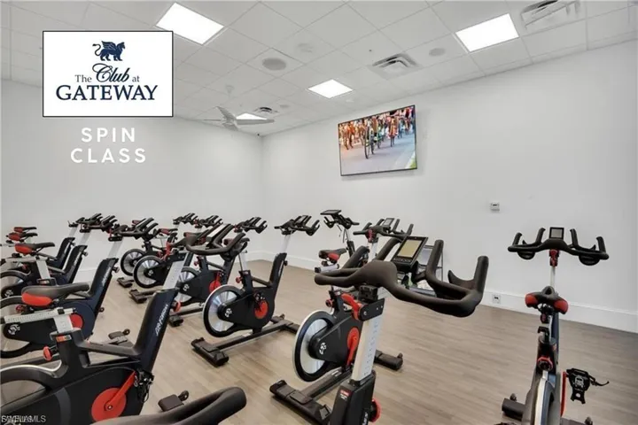 The Club at Gateway cycle room