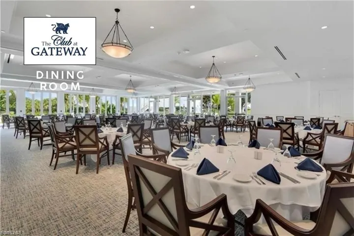 The Club at Gateway Spacious dining area
