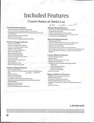 Included Features