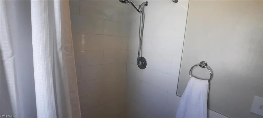 Details with a shower stall