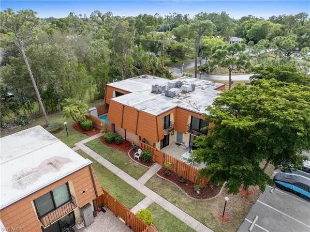 View from above of property